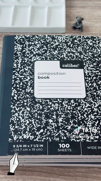 Best composition notebooks to use with fountain pens #compositionnotebook #journaling #notebook