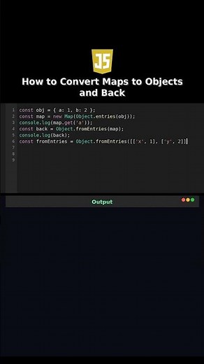 How to Convert Maps to Objects and Back #Map