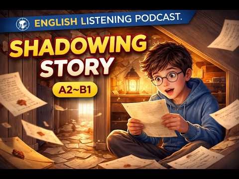 Harry Potter First Letter 🧙‍♂️ | Shadowing English Story (A2–B1 Listening Practice)