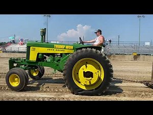 John Deere 730, 12,500 lb 1st place full pull