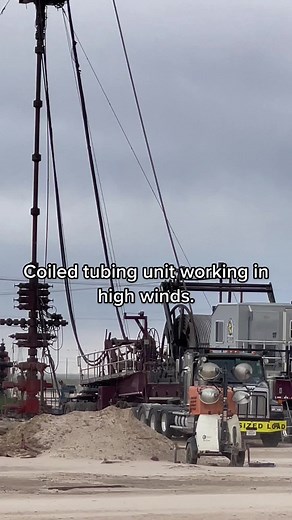 Coiled Tubing Unit Operation in Windy Conditions