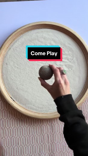 😍 Come Play 😍 Meet Spirals, the second sand sphere Andrew ever made in 2008. Spirals was hand carved, then we made a silicone mold so we can keep making more in different colors. Today I’m playing with Spirals in one of our 15” Wonderscapes. I love the space a 15” tray provides, but you can always go smaller if it fits your space better. 🤩 Black Friday Deal on these sets 🤩: Sale ends 11/28 at 11:59PM PST 1: Use code PARADISEFOUND23 for a vacation on your desktop. $60 for one of the two tagge