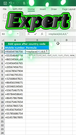 Add Space to Numbers in Excel Instantly | Smart Shortcut Trick | Digital Office Skill