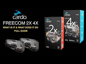 What is Cardo Freecom 2x and 4x