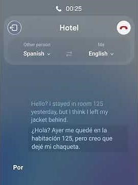 Live Translate Overview | Samsung
