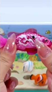 satisfying and with unboxing fishing ASMR toys review nemo fish