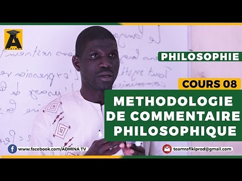 PHILOSOPHY - FINAL YEAR - LESSON 8 - HOW TO SUCCEED IN A PHILOSOPHICAL COMMENTARY