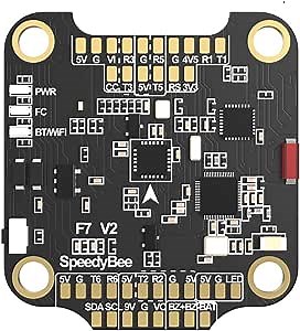 SpeedyBee V2 F7 Flight Controller 30x30 Drone FC Flash Firmware Blackbox Motor Setting Wirelessly,BF/EMU Supported for DJI FPV RC Racing Drone