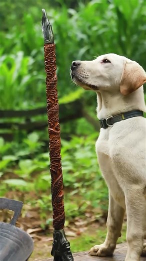 Martial Arts Master And Red Rabbit Dog Deal With Crayfish Like This