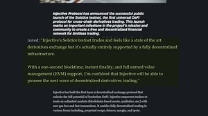 A new #DecentralizedExchange has entered the game. #InjectiveProtocol brings forth a #DEX focused on speed, liquidity, and security. | BitBoy Crypto