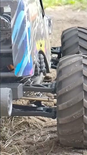 world's biggest monster truck launch in a huge field