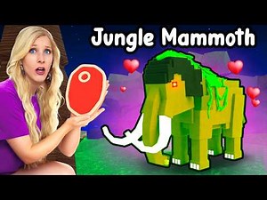 I TAMED a JUNGLE MAMMOTH in 99 Nights in the Forest