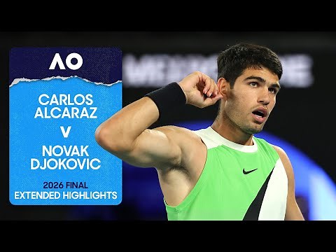 Carlos Alcaraz v Novak Djokovic Extended Highlights | Australian Open 2026 Final