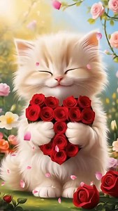 17K views · 3.5K reactions | You + Me = Purr-fection! ❤️ #cat #cats #catlover #valentines #valentinesday #happyvalentinesday #valentinesday2025 #willyoubemyvalentine #bemyvalentine #love #loveyou #sendinglove #luv #luvu #luvyou #iloveyou #spreadlove #loveisintheair #socute #cute #howcute #adorable #adorableanimals #aww #cuteanimals #cutenessoverload | Sprinkles of AWW | Facebook