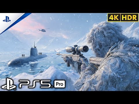 (PS5) Silent Winter Sniper Stealth Mission | Ultra Realistic Gameplay [4K60FPSHDR] Call of Duty