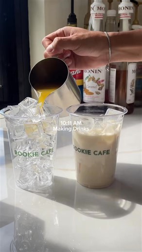 Running the café, crafting drinks, and keeping the team fueled🤝 #BusyDay #CafeManager #fyp | Rookie Cafe