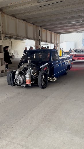 1.4M views · 10K reactions | Chevy C10 with a MASSIVE ProCharger rolling out of the PRI Show #sickslammedtrucks #c10 #pri2023 | SICK Slammed Trucks | Facebook