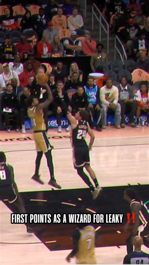 First bucket as a Wizard for Leaky Black 🧙‍♂️ | Washington Wizards