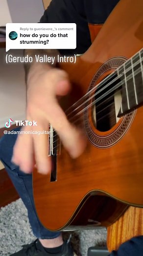 Gerudo Valley Guitar Tutorial: Intro Strumming Patterns