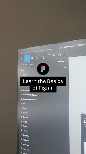 How to learn the basics of Figma free exercise file at the end of the video. #figmatutorial #figmaforbeginners #websitedesigntips #designforbeginners #designbasics