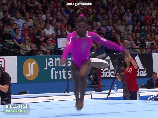 The Outstanding Evolution of Simone Biles' Floor Routine