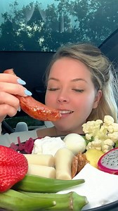 Forgot mustard today so it was all cottage cheese chaos 😂 sausage, veggies, fruit, and lemon candy electrolytes. Would you try it? #tiffanyplate #mustardlady #healthygirllunch | Tiffany Health & Weight Loss