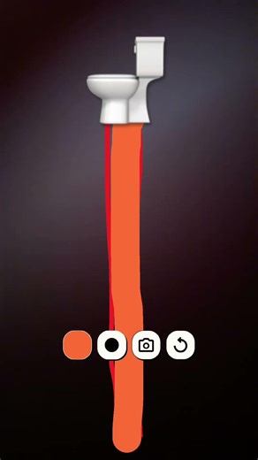 Poo going through toilet