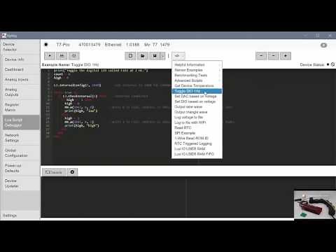 LabJack Kipling and Lua Scripting Tutorial (1 of 2)
