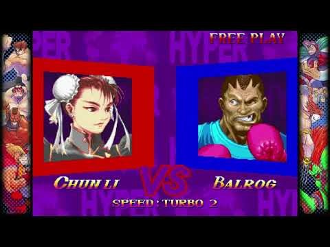 Hyper Street Fighter II: The Anniversary Edition | Chun-Li 🐉 vs. Balrog 🥊