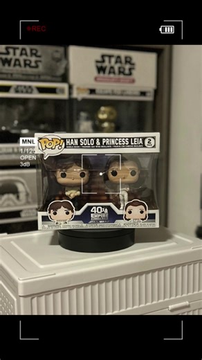 Princess Leia and Han Solo Funko Pops Collection