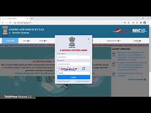 How to generate E-Invoice or IRN generation from GST E-Invoice Portal | With QR Code |
