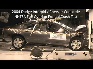 2004 Dodge Intrepid / Chrysler Concord / Chrysler 300M NHTSA Full-Overlap Frontal Crash Test