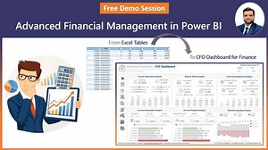 Free Demo Session : Build a CFO Dashboard in Power BI (From Excel Tables) — Finance Ready | Muhammad Kashif