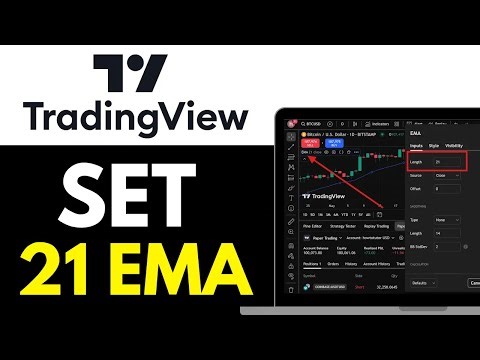 How to Set 21 EMA in TradingView 2025 (SIMPLE STEP)