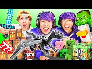 MINECRAFT TOYS ULTIMATE UNBOXING! (Can You Guess the Price?!)