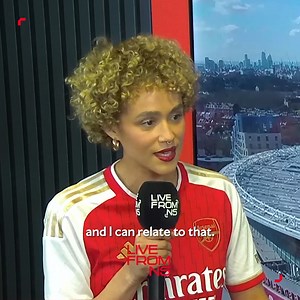 💬 “You realise how much pressure these players are under, and I can relate to that.” Nathalie Emmanuel on Live From N5 🤩 Our matchday show returns next season for every home game, Gooners 📺 | Arsenal