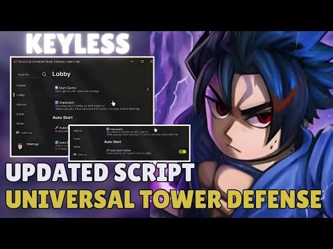 Universal Tower Defense Script KEYLESS | AUTOFARM, AUTO UPGRADE, Auto Win .