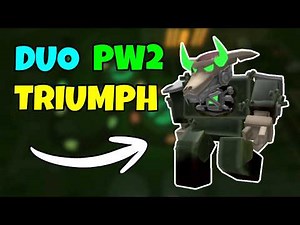 Duo Buffed Polluted Wasteland II Triumph + EZ GUIDE | TDS Tower Defense Simulator