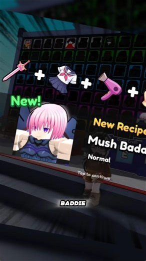 How to Craft Mush Baddie Recipe in Craft a Baddie Roblox! #shorts #roblox