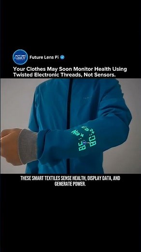 World-First Wearable Electronic Textiles Made From Twisted Fiber Threads #electronics #shorts #tech