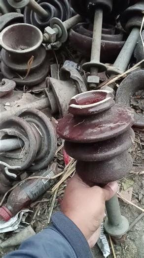 Pin type insulator. #electrical #electricalengineering