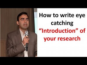 How to write Introduction of Research paper and Thesis | parts of Introduction | Kokab Manzoor