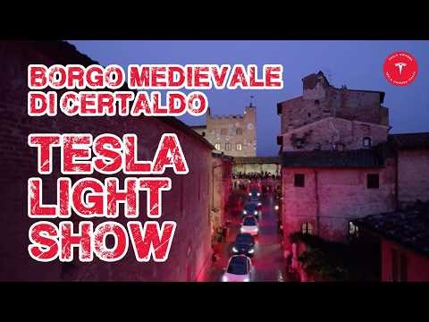 Il 1° Tesla Light Show in un BORGO MEDIOEVALE! 💡 Certaldo Alto (FI)