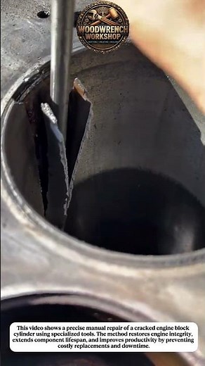 Engine Block Crack Repair | Precision Manual Cylinder Fix
