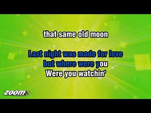 Billy Fury - Last Night Was Made For Love - Karaoke Version from Zoom Karaoke