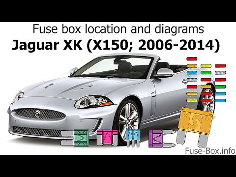 Fuse box location and diagrams: Jaguar XK (2006-2014)