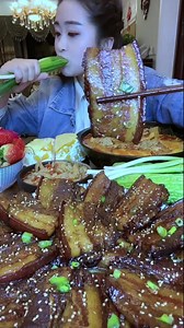 208K views · 1.6K reactions | ASMR Mukbang - Yummy Pork Belly Food, Grab Fruit, Pork Skin, Pork Ribs, Pork Ear, snail and Bamboo with Spicy | ASMR Mukbang | Facebook