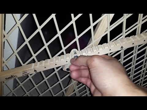 TOP: How To Use - Evenflo Position & Lock Tall Wood Gate