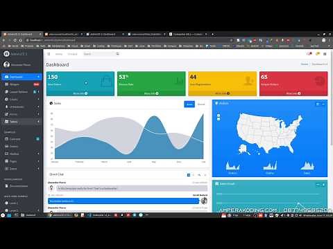 How to Integrate the PHP Codeigniter 3 Framework with the AdminLTE 3 Backend Template