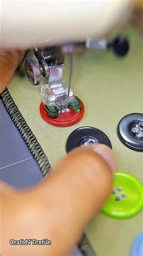 Strong and Neat Button Repair । #button #buttonstitch #sewingtips #dressbuttonsewing #textile